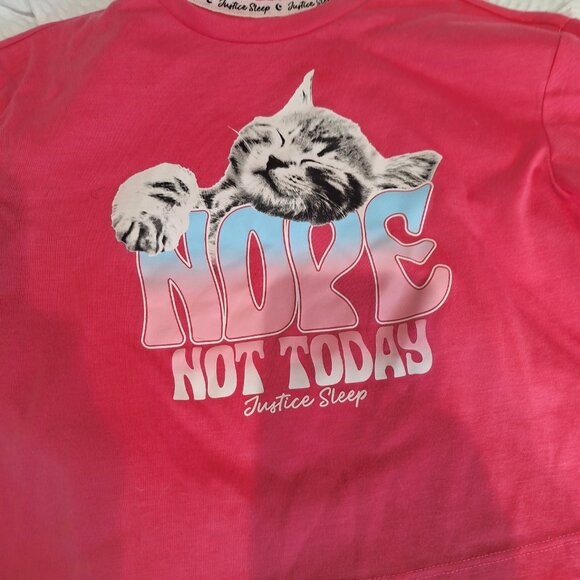 nope not today cat shirt XS youth - Picture 3 of 5